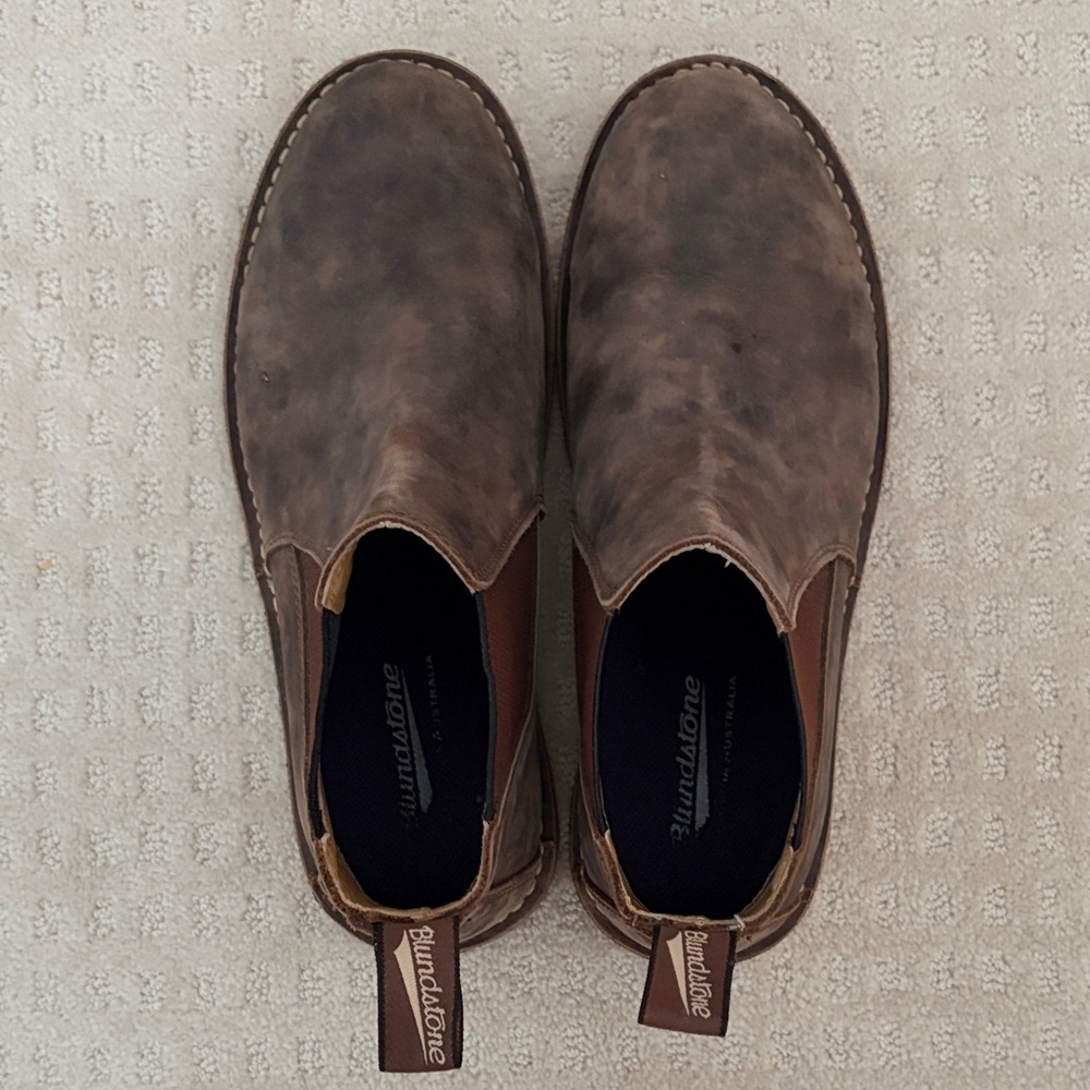 Blundstone Men’s Distressed Brown Leather Chukka Boots - Picture 5 of 5